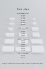 40X80 mm 4'lü Beyaz Kare İçten Geçmeli Plastik Profil Tapası Tıpası – Sandalye & Masa Profil Kapağı - Görsel 5