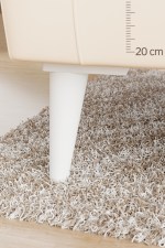 Eymen Konik Beyaz 20 Cm Mobilya Kanepe Koltuk TV Ünitesi Yükseltici Yükseltme Ayağı